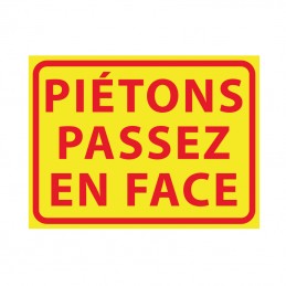Panneau ECO C7 - Piétons...